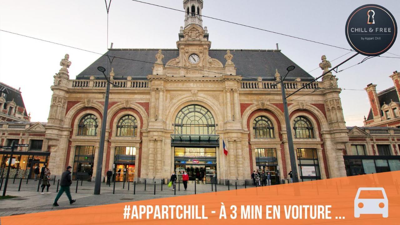 Appart Chill & Free - Proche Centre Valenciennes - Parking Gratuit Экстерьер фото