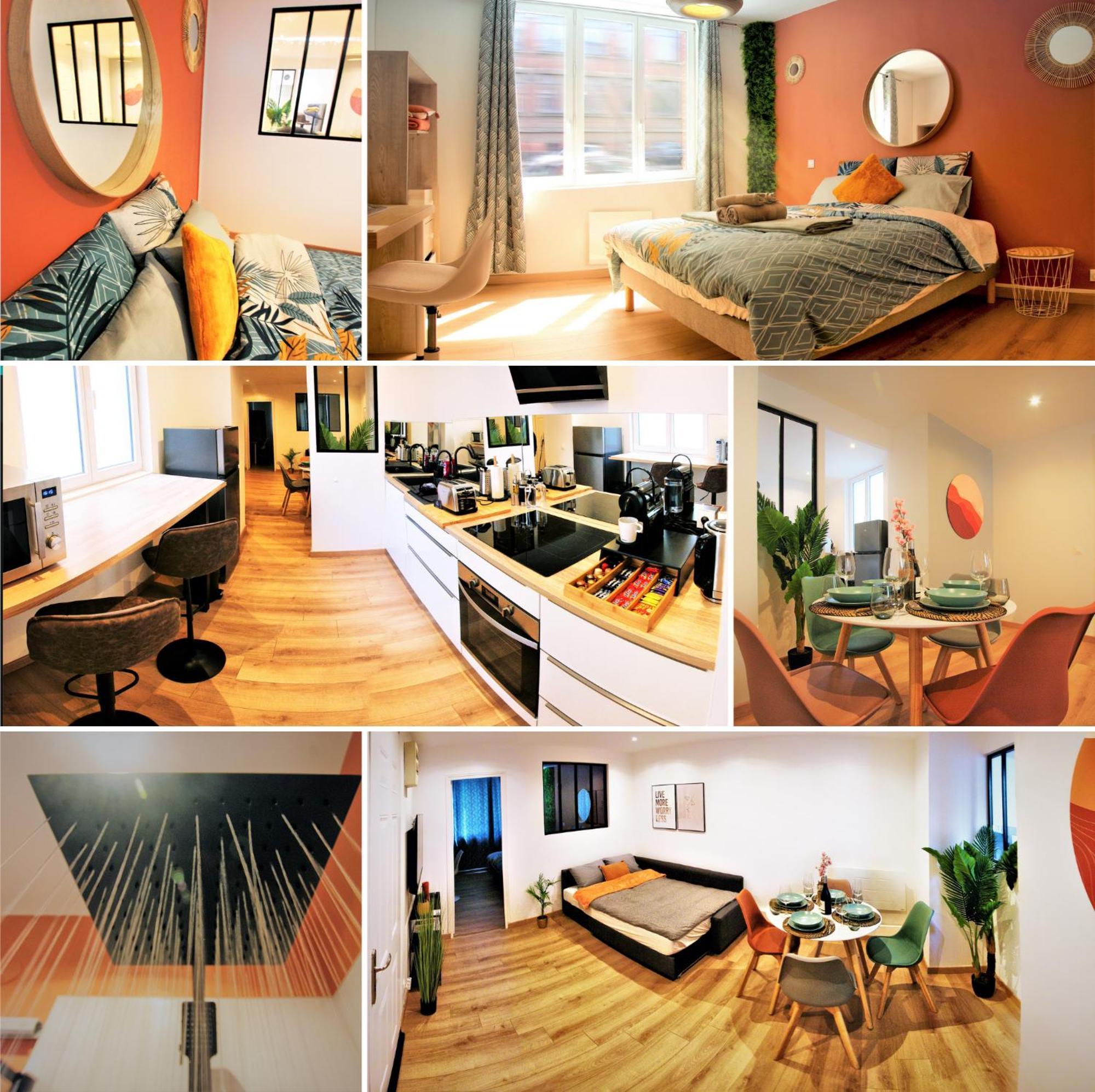 Appart Chill & Free - Proche Centre Valenciennes - Parking Gratuit Экстерьер фото